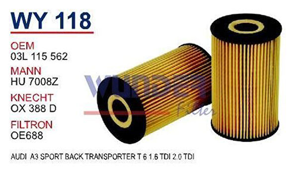 Wunder Yağ Filtreleri