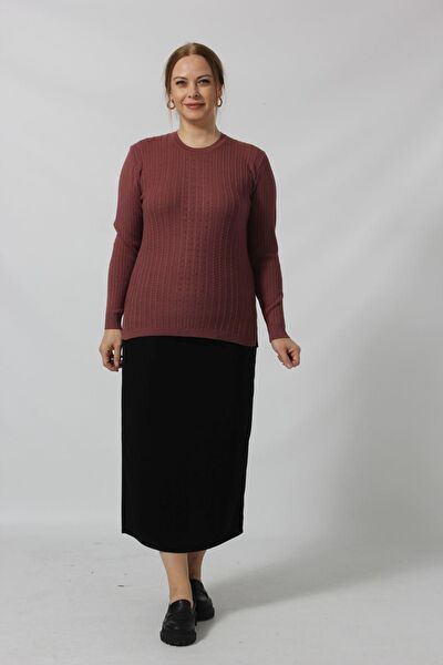 Moda berray Büyük Beden Kazak