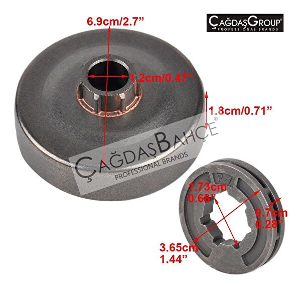 TITANIUM Ağaç Kesme Makinesi Yedek Parça