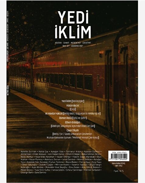 Yedi İklim Yayınevi Dergiler