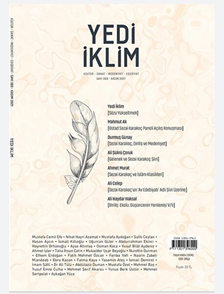 Yedi İklim Yayınevi Dergiler