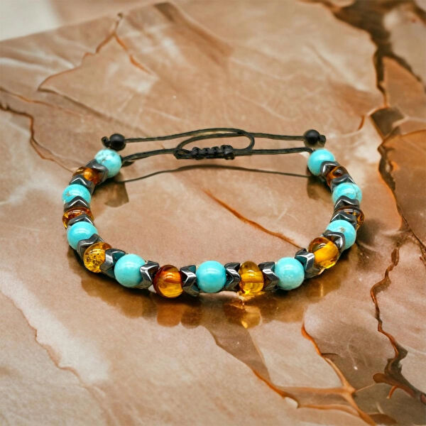 İkizler Doğaltaş Bileklik