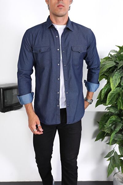 Enzim Jeans Erkek Gömlek