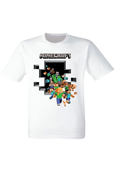 Minecraft Kadın Tişört