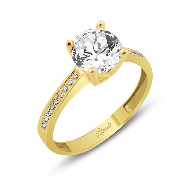 Lilarote Altın Yüzük