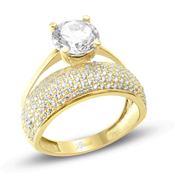 Lilarote Altın Yüzük