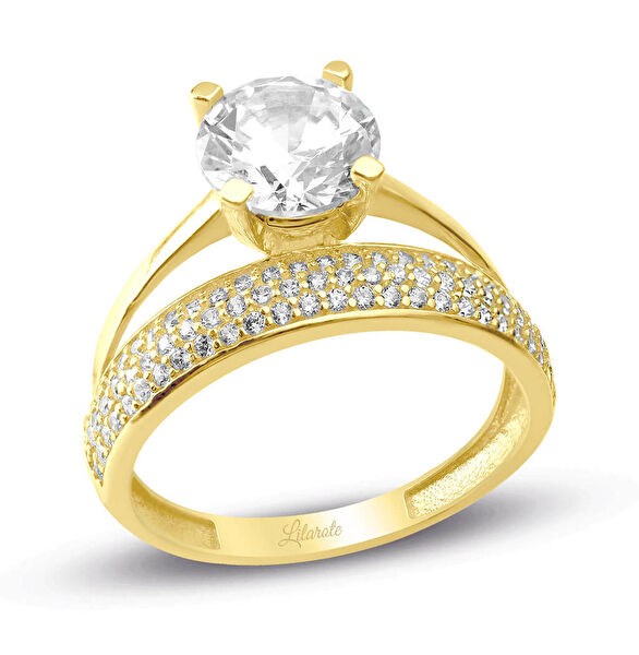 Lilarote Altın Yüzük