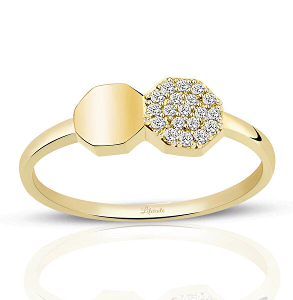 Lilarote Altın Yüzük