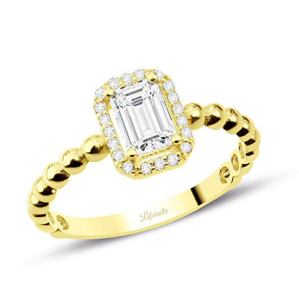 Lilarote Altın Yüzük