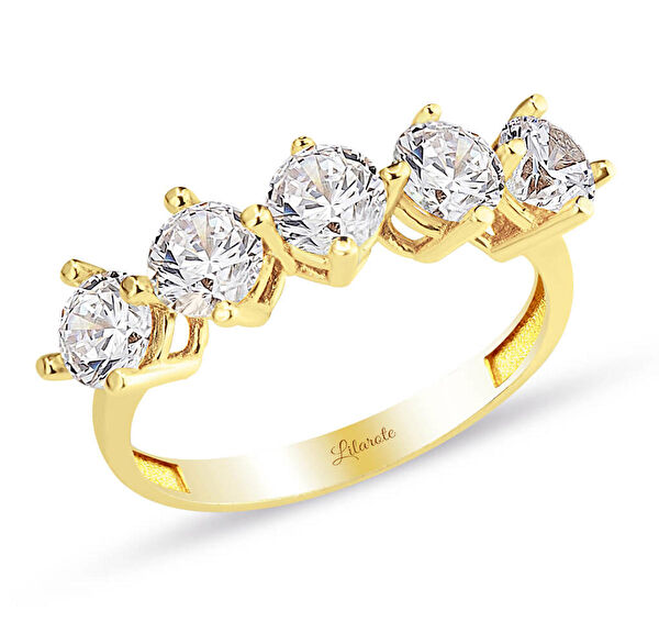 Lilarote Altın Yüzük