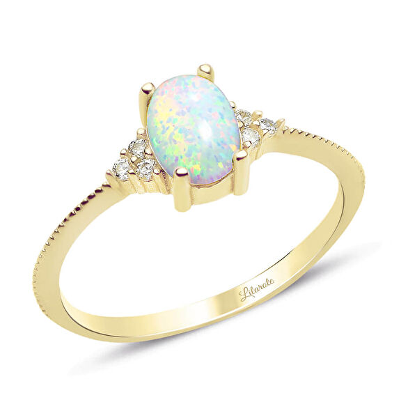 Lilarote Altın Yüzük