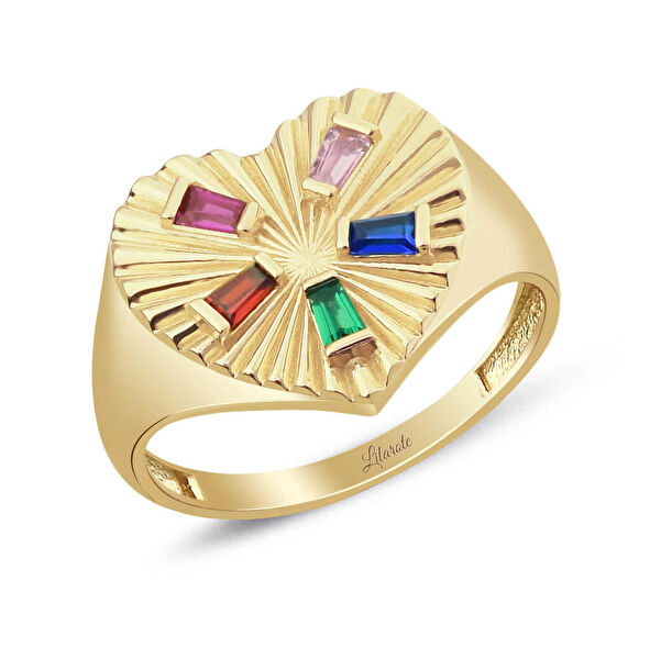 Lilarote Altın Yüzük