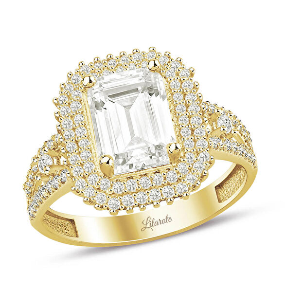 Lilarote Altın Yüzük