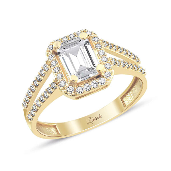 Lilarote Altın Yüzük