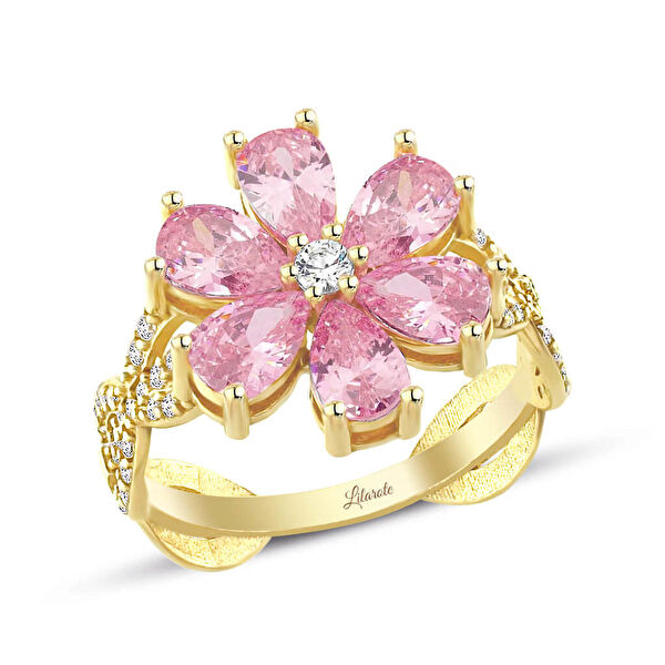 Lilarote Altın Yüzük