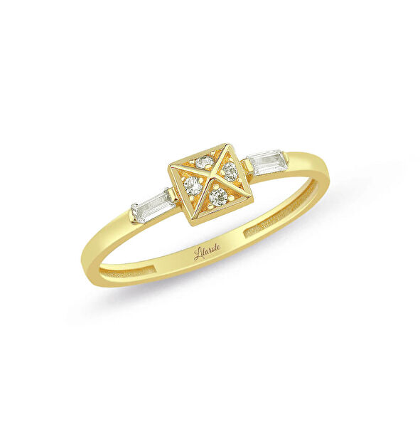 Lilarote Altın Yüzük