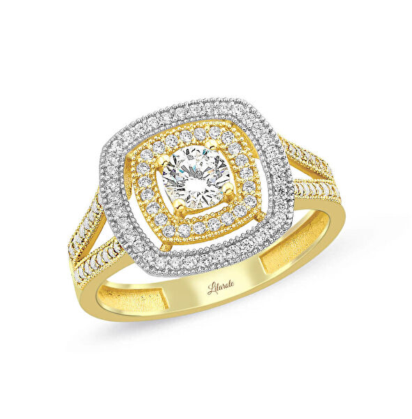 Lilarote Altın Yüzük