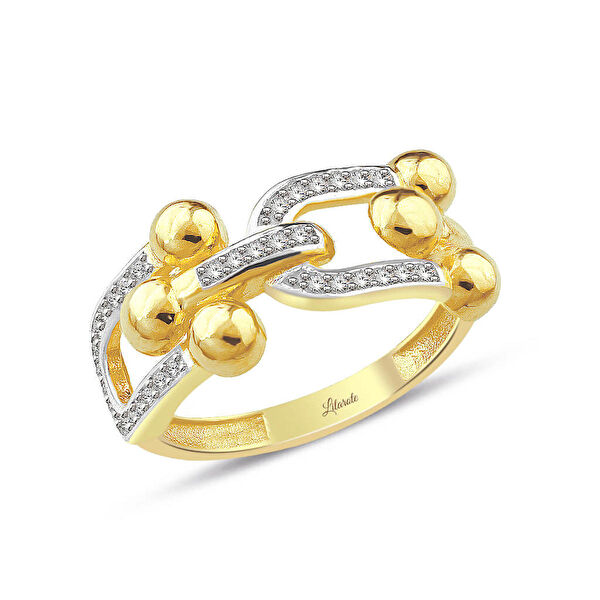 Lilarote Altın Yüzük