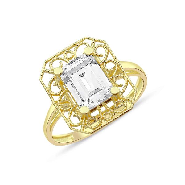 Lilarote Altın Yüzük