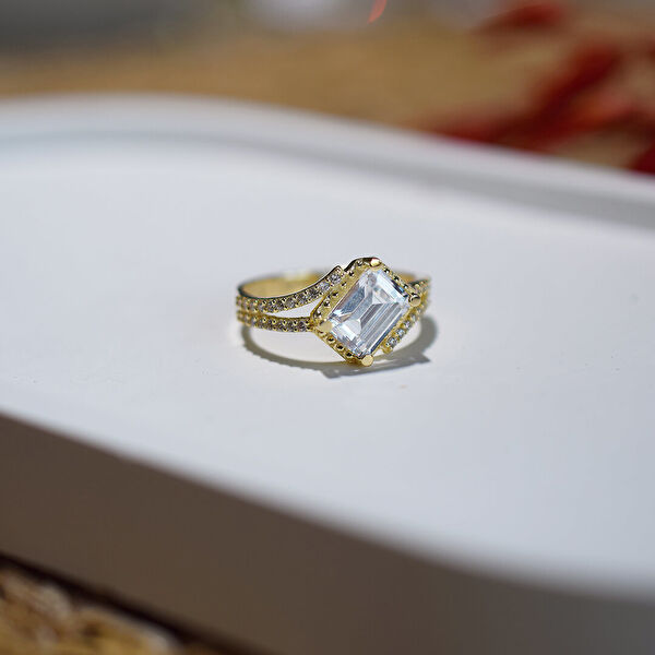 Lilarote Altın Yüzük