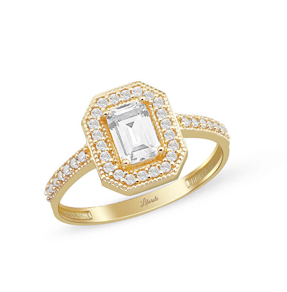 Lilarote Altın Yüzük