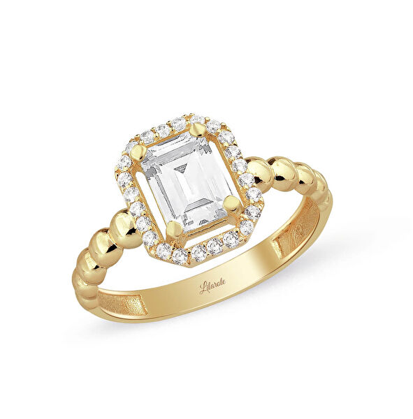 Lilarote Altın Yüzük