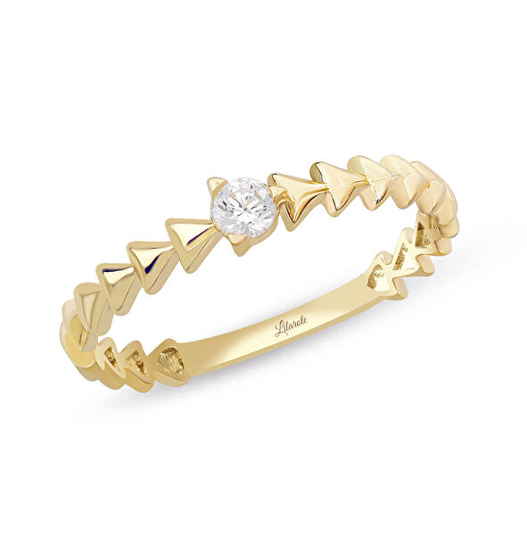 Lilarote Altın Yüzük