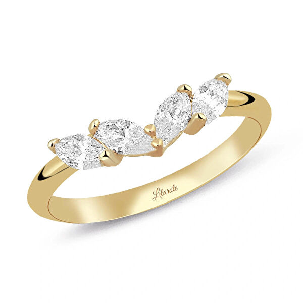 Lilarote Altın Yüzük