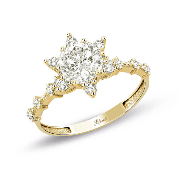 Lilarote Altın Yüzük