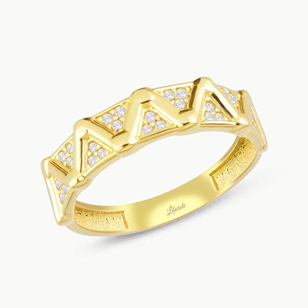 Lilarote Altın Yüzük