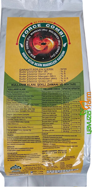 Ak Bitki Vitamini, Besini