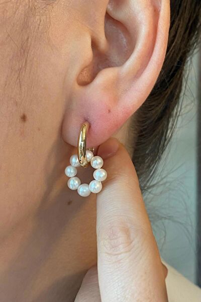 Zümrüt Sarraf Altın Küpe