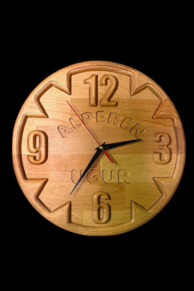 Ayd ahşap Dekoratif Duvar Saati