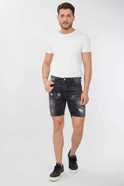 Blue White Erkek Şort, Bermuda, Kapri