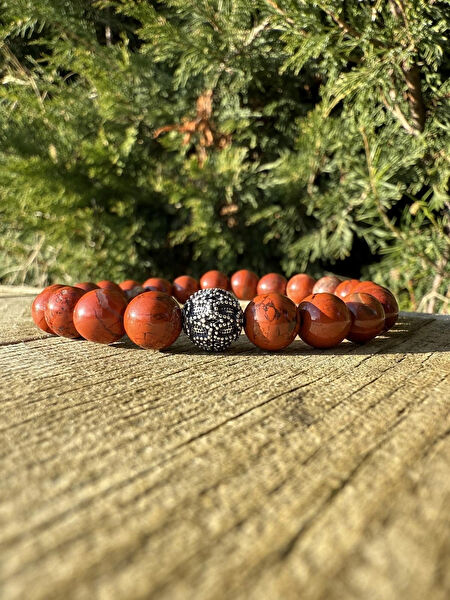 Sırlı Taş Erkek Bileklik