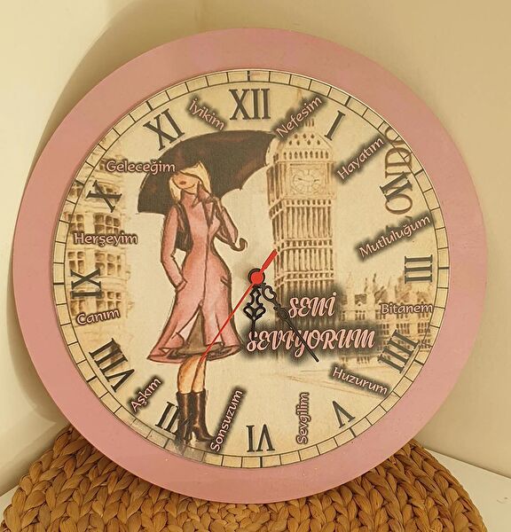 Ada Hobby Store Dekoratif Duvar Saati