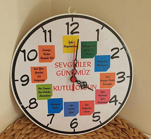 Ada Hobby Store Dekoratif Duvar Saati