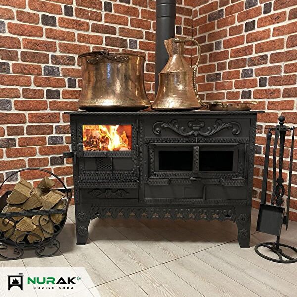 Atmaca Kuzine Soba Katı Yakıt Sobası