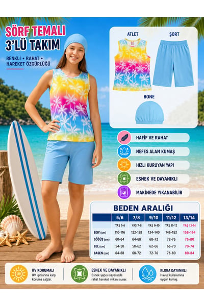 Ronypony Kız Çocuk Mayo, Bikini