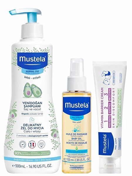 Mustela Bebek Saç, Vücut Şampuanı