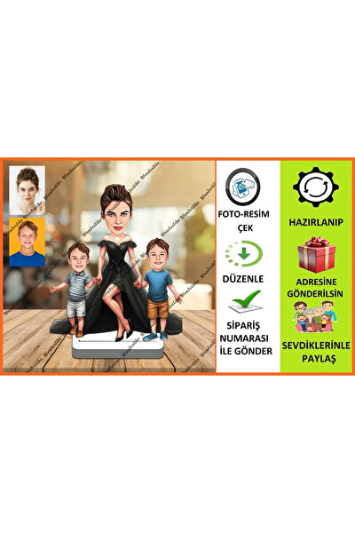 WonderLike Dekoratif Obje, Biblo, Figür