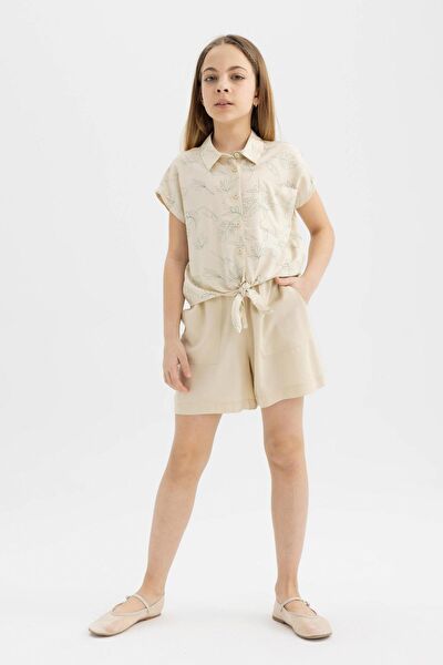 DeFacto Kız Çocuk Şort, Bermuda, Kapri