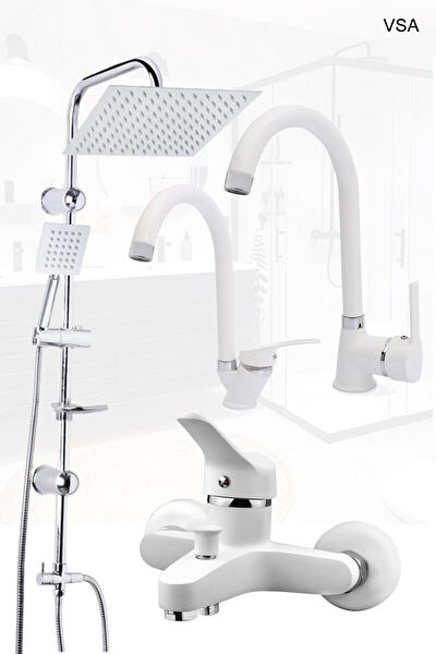 MoonShop Duş Başlığı, Spirali, Seti