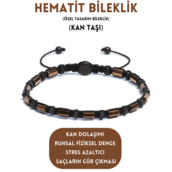 Sırlı Taş Erkek Bileklik