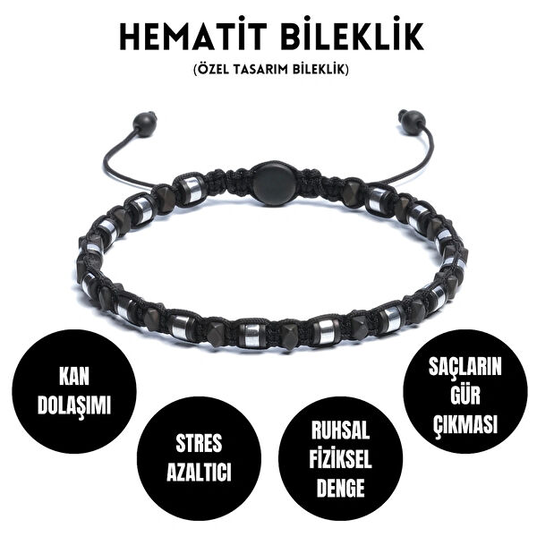 Sırlı Taş Erkek Bileklik