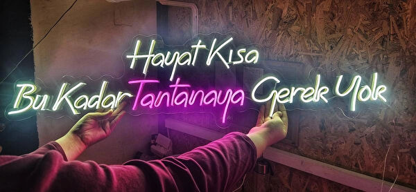 en güzel günde Led Işıklı Tablo