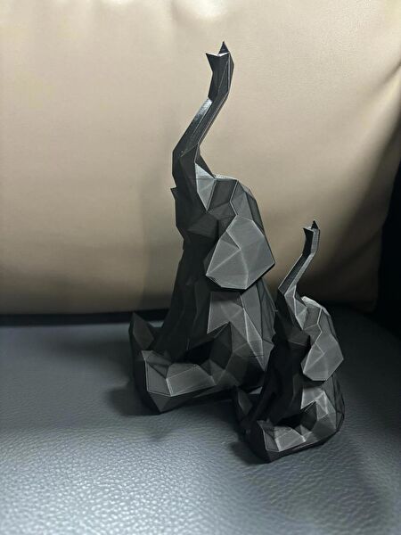 X METAL Dekoratif Obje, Biblo, Figür