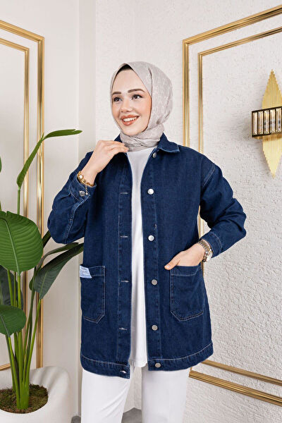 Harmatime Butik Kadın Kot Ceket