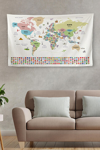 Harita Sepeti Duvar Halısı, Örtüsü