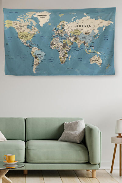 Harita Sepeti Duvar Halısı, Örtüsü